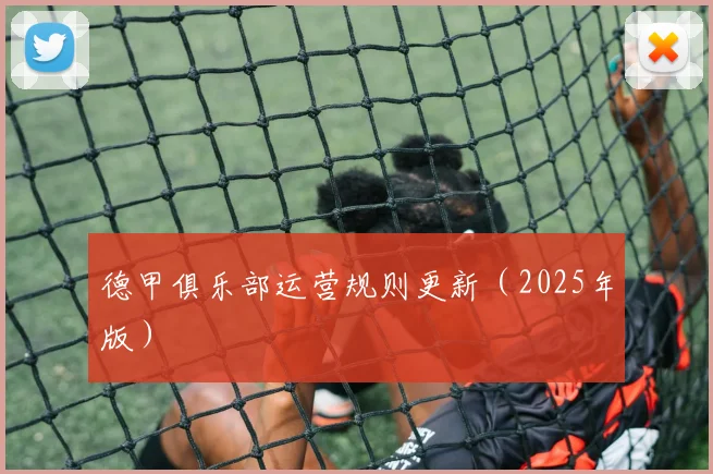 德甲俱乐部运营规则更新（2025年版）